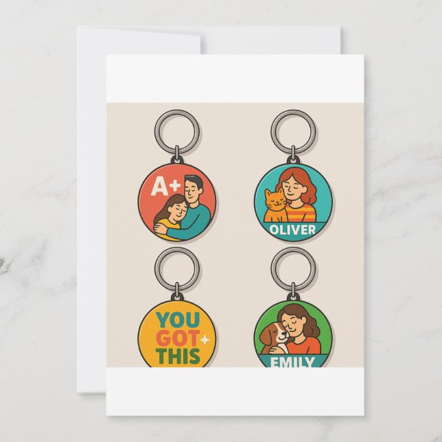 Carte de remerciements plat (Devant)