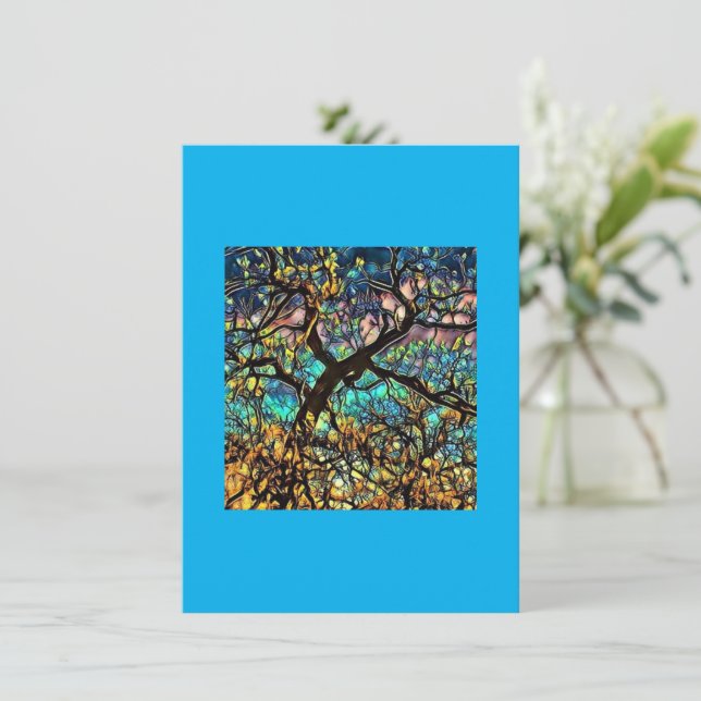 carte de remerciements plat de 4,5 po x 6,25 po (Debout devant)