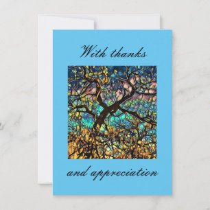 carte de remerciements plat de 4,5 po x 6,25 po