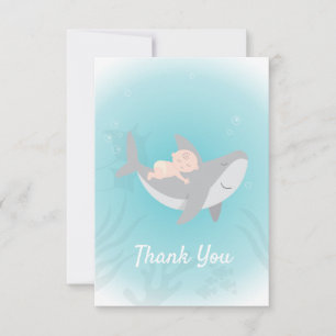 Carte de remerciements plat de Baby shower de requ