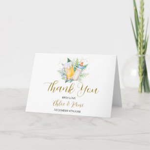 Carte de remerciements plié de Baby shower modifia