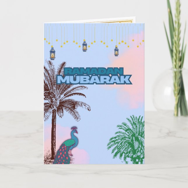 Carte de remerciements pliée (Devant)