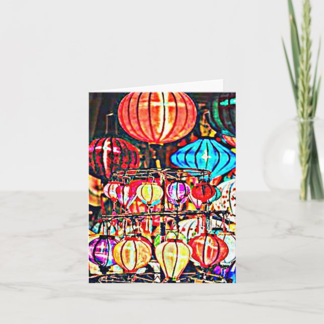 Carte de remerciements pliée (Devant)