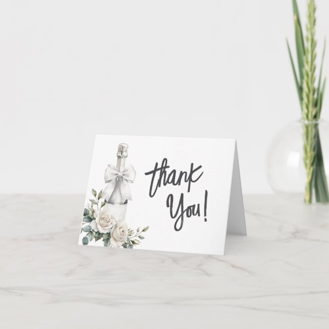 Carte de Remerciements Pliée (Devant)