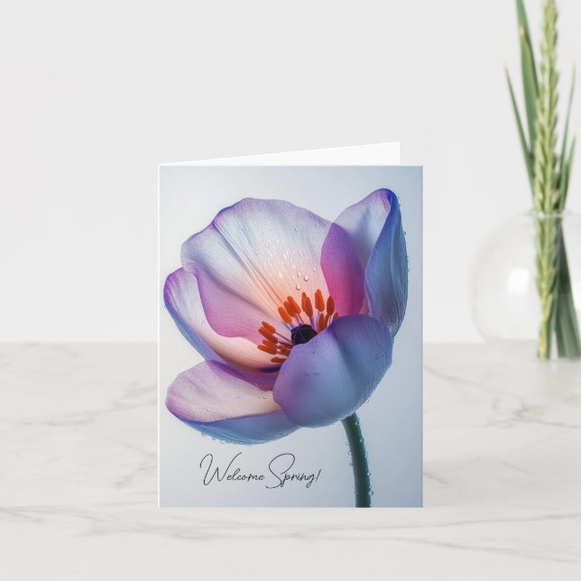 Carte de remerciements pliée (Devant)