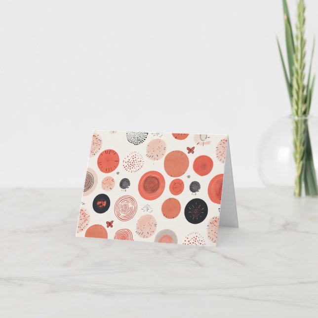 Carte de remerciements pliée (Devant)