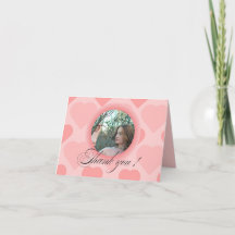 Carte de Remerciements Pliée