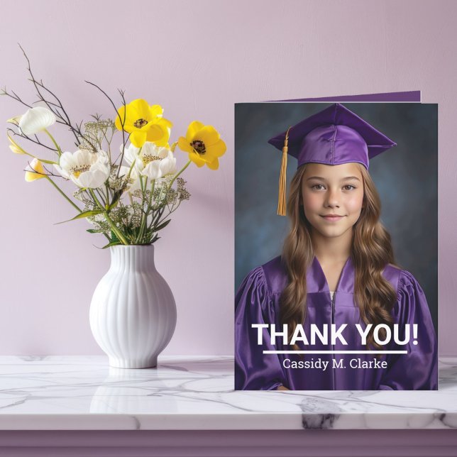 Carte de remerciements pliée (Créateur téléchargé)