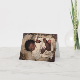 Carte de remerciements pliée