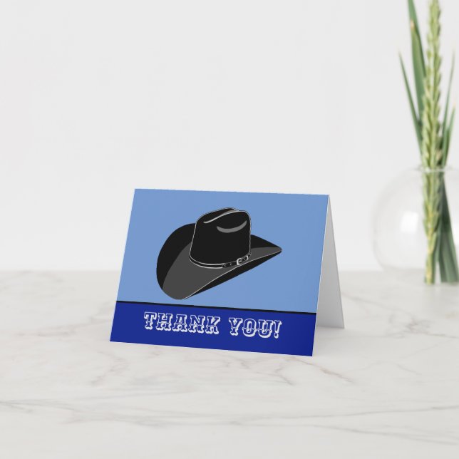 Carte de remerciements pliée (Devant)