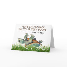 Carte de remerciements pliée