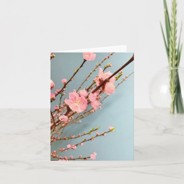 Carte de remerciements pliée (Devant)