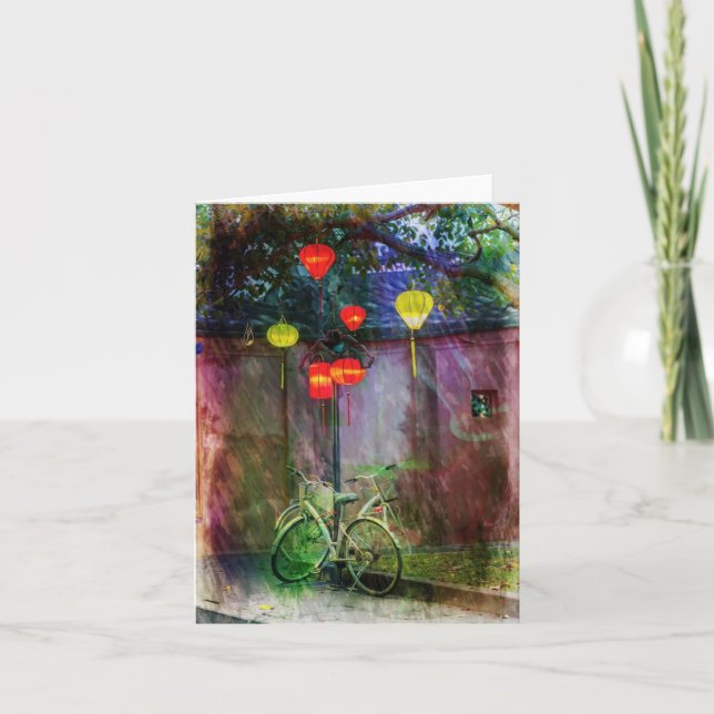 Carte de remerciements pliée (Devant)