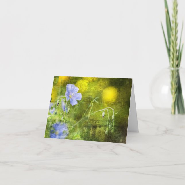 Carte de remerciements pliée (Devant)