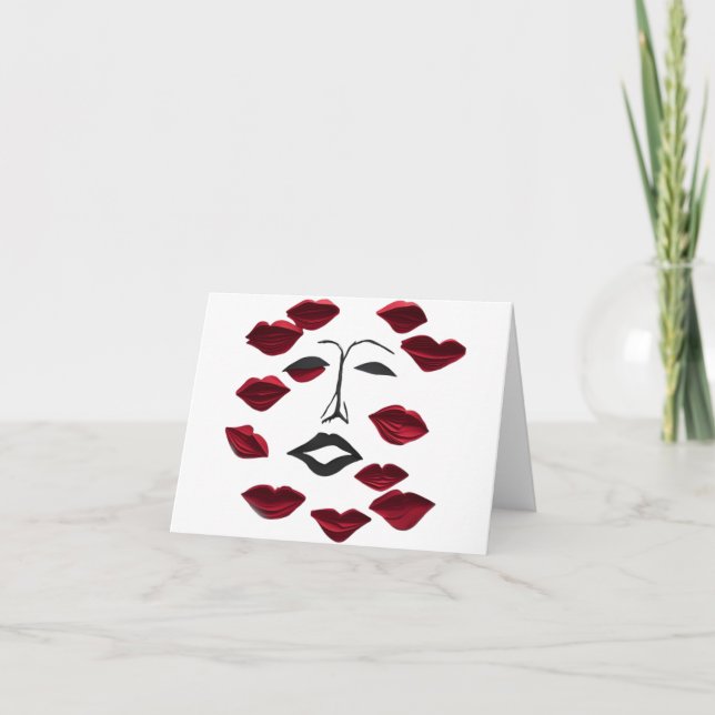 Carte de remerciements pliée (Devant)