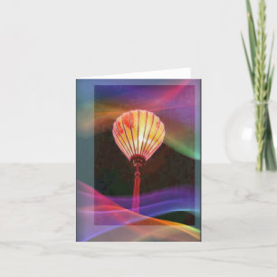 Carte de remerciements pliée