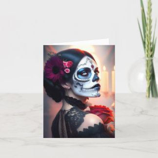 Carte de remerciements pliée