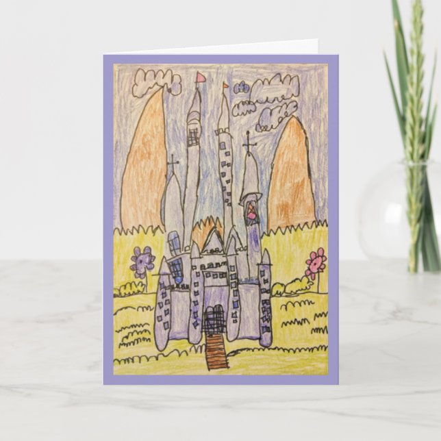 Carte de remerciements pliée CDO Art (Devant)