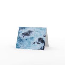 Carte de remerciements pliée. Cinque Terre, Italie