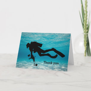 Cartes De Vœux Plongee Sous Marine Zazzle Fr