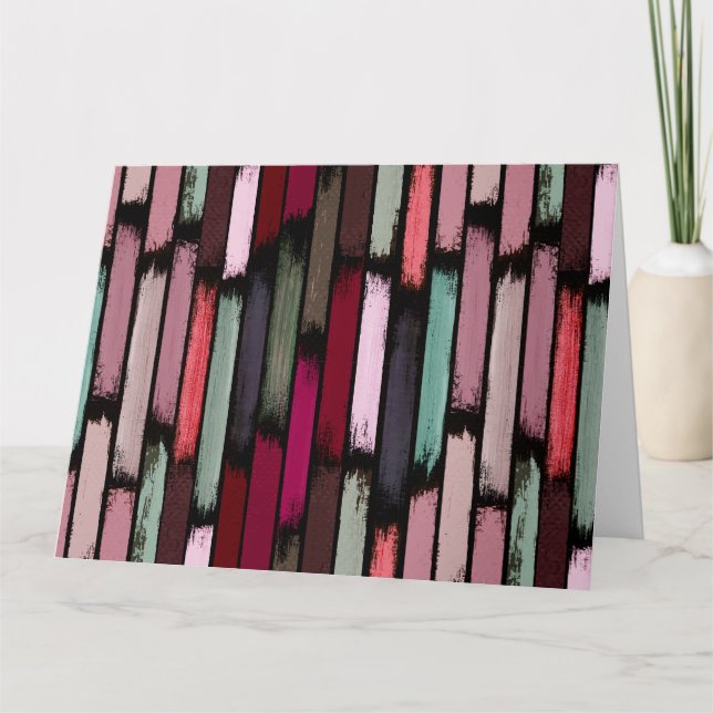 Carte De Remerciements Pluie de couleurs 3 (Devant)