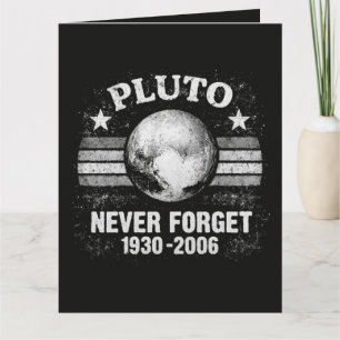 Carte De Remerciements Pluton N'oublie Jamais