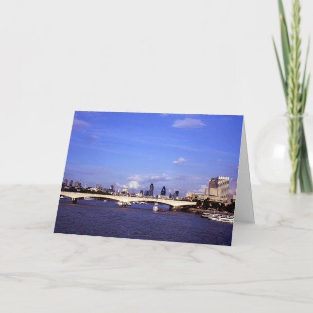 Carte De Remerciements Pont de Waterloo (Devant)