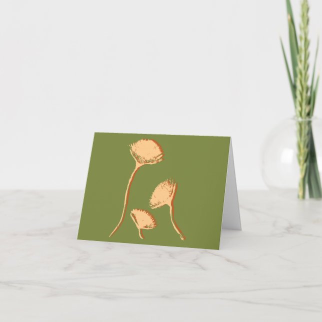 Carte De Remerciements Pop Dandelion (Devant)