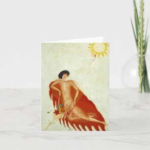 Carte De Remerciements Portrait de moi par Florine Stettheimer