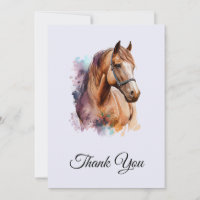Portrait de tête de cheval brun à l'aquarelle