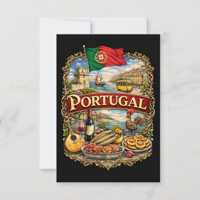 Carte De Remerciements Portugal (Devant)