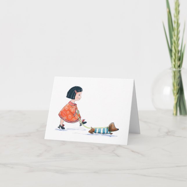 Carte De Remerciements Posy et Marmalade (Devant)