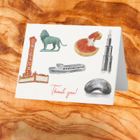 Carte de remerciements pour Chicago mariage