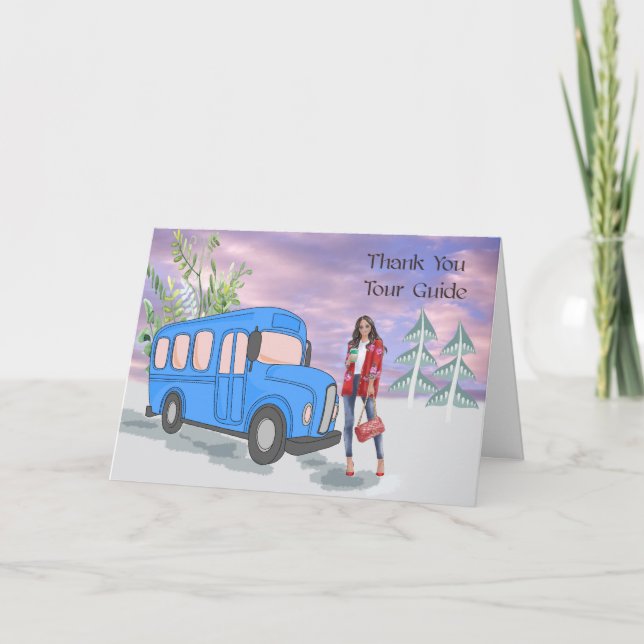 Carte de remerciements pour Guide (Devant)