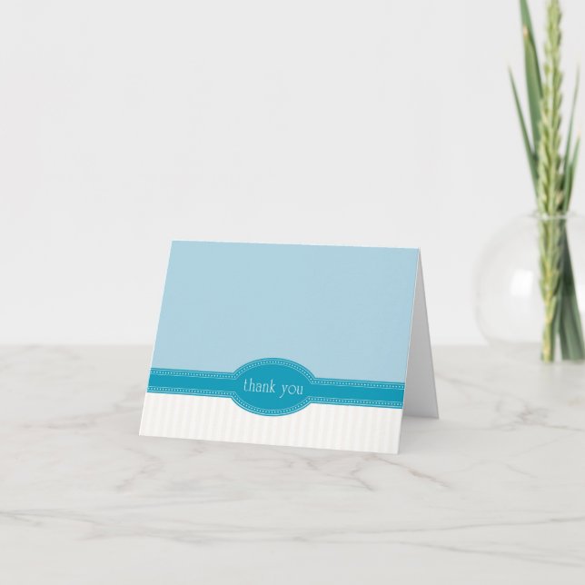 Carte de Remerciements pour Mariage ou Réception,  (Devant)