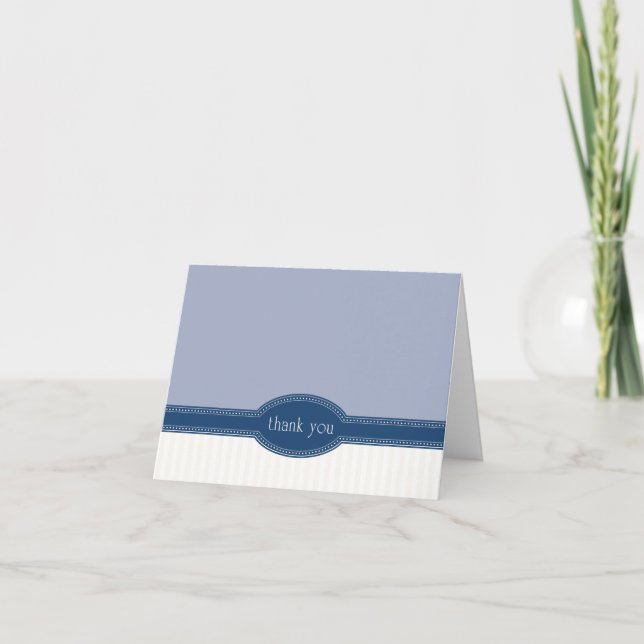 Carte de Remerciements pour Mariage ou Réception,  (Devant)