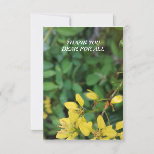 CARTE DE REMERCIEMENTS POUR UNE FILLE