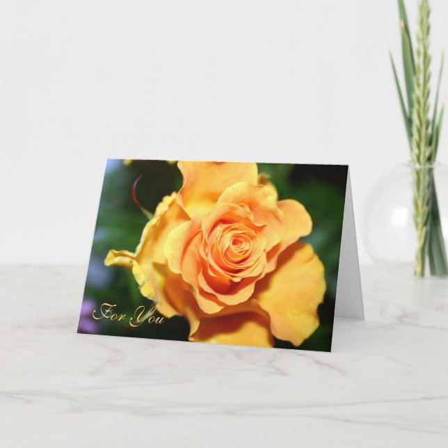 Carte De Remerciements Pour vous (Devant)