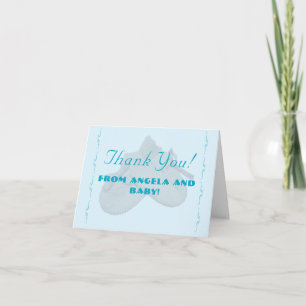 Carte De Remerciements Précieuse Faveur Garçon Baby Shower