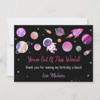 Première année de l'astronaute rose