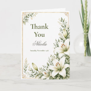 Carte De Remerciements Première communion de Lily