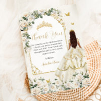 Princesse Quinceañera Champagne Robe Rose ivoire