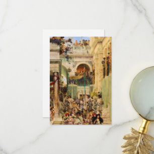 Carte De Remerciements Printemps 1894 par Lawrence Alma-Tadema