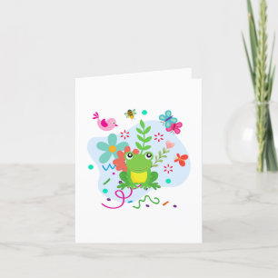 Carte De Remerciements Printemps dans le jardin