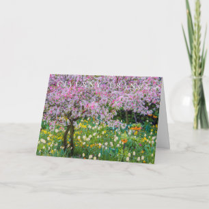 Carte De Remerciements Printemps dans le jardin de Claude Monet