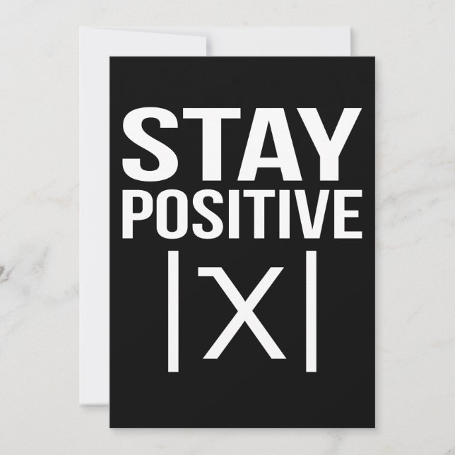 Carte De Remerciements Professeur de mathématiques positif Mathématiques  (Devant)