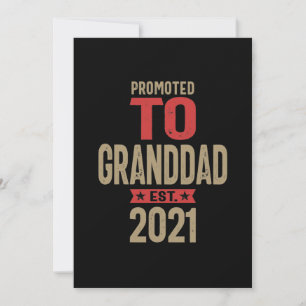 Carte De Remerciements Promu À Grand-Père Est 2021 Grand-père