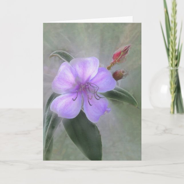 Carte De Remerciements Purple doux (Devant)