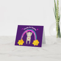 Purple Sloth Boho Arc-en-ciel Anniversaire mignonn