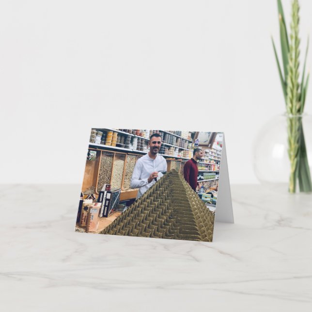 Carte De Remerciements Pyramide des épices (Devant)